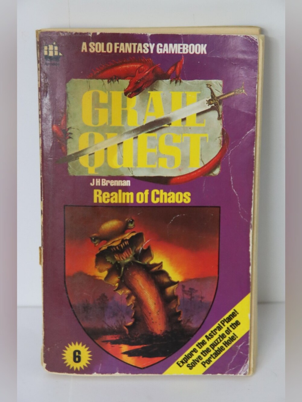 Grail Quest: Realm of Chaos - Purple Solo Fantasy Gamebook